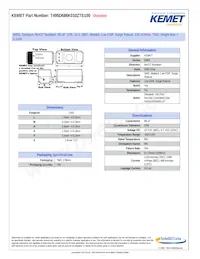 T495D686K010ZTE100 Datasheet Cover