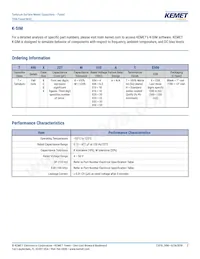 T496X226M025ATE900 Datasheet Pagina 2