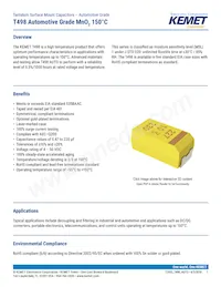 T498A334K035ATE11K Datasheet Cover