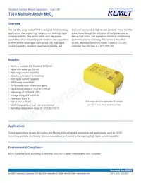 T510X687M004ATE030 Datasheet Cover