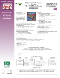 TVB602-050.0M Datasheet Cover