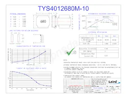 TYS4012680M-10 Datasheet Cover