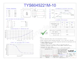 TYS6045221M-10 Datasheet Cover