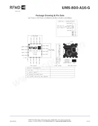 UMS-800-A16-G 데이터 시트 페이지 3