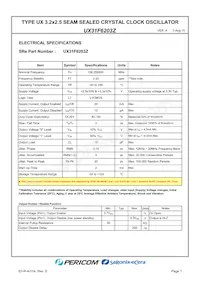 UX31F6203Z Datasheet Page 3