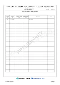 UX52I0501Z Datasheet Page 2