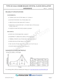 UX52I0501Z 데이터 시트 페이지 5