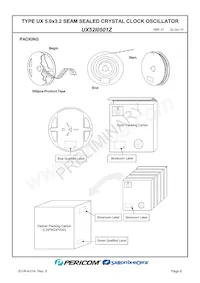 UX52I0501Z 데이터 시트 페이지 8