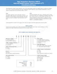 VRR50V103KGS Datasheet Page 17