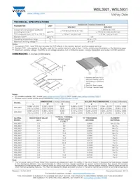 WSL5931L3000FEA Datasheet Page 2