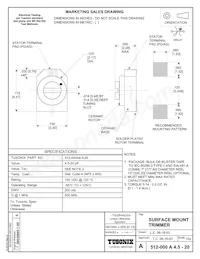 0512-000-A-4.5-20LF Datasheet Cover
