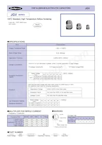 10JGV1000M10X10.5 Datasheet Cover