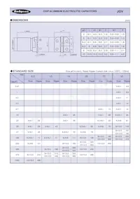 10JGV1000M10X10.5 Datasheet Page 2