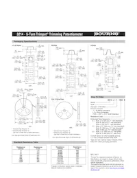 3214X-2-504E Datasheet Page 2