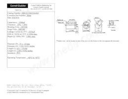 380LQ222M250A062 Datasheet Cover