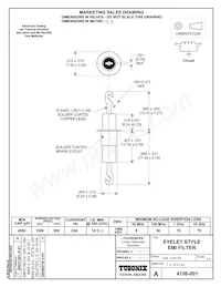 4106-001 Datasheet Copertura