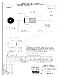 4403-039LF Datasheet Copertura