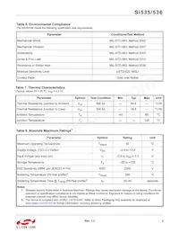 536EC312M500DG Datasheet Page 5