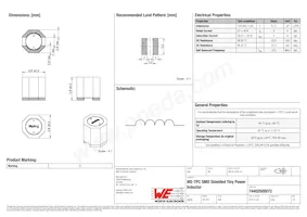 74402500072 Datasheet Cover