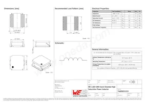 74405031010 Datasheet Cover