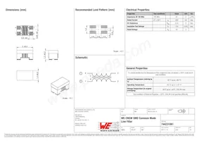 744231061 Datasheet Copertura