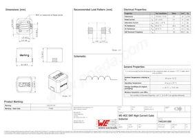 7443341000 Datasheet Cover