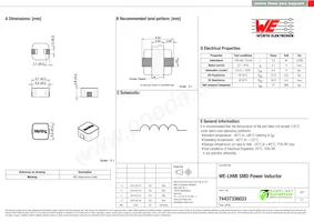 74437336033 Datasheet Cover