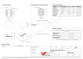 74438357047 Datasheet Cover