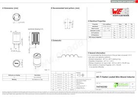 7447452392 Datasheet Cover