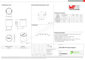 744750560220 Datasheet Cover