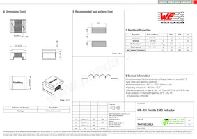 744762382A Datasheet Copertura