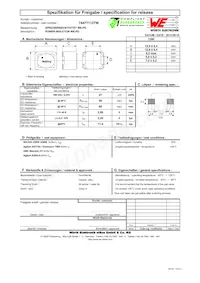 744771127W Datasheet Cover