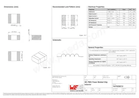 74479288210 Datasheet Cover