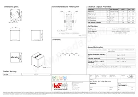 7843340033 Datasheet Cover