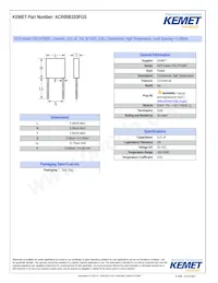 ACR05B103FGS Datasheet Copertura