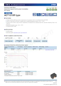 ACT1210R-101-2P-TL00 Datasheet Cover