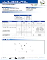 AFS20A26-915.00-T2 Datasheet Cover