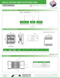 AISC-0805HQ-16NJ-T Datasheet Page 2