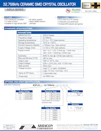 ASFLK-32.768KHZ-LJ-T Datasheet Cover