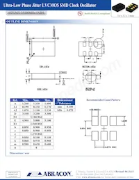 ASFLMX-25.000MHZ-5ABH Datenblatt Seite 2