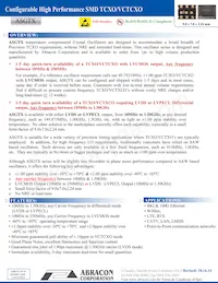 ASGTX-D-1.2890625GHZ-2-T Datenblatt Cover