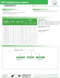 ASPI-5619-470 (4K/REEL) Datasheet Copertura