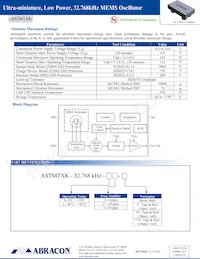 ASTMTXK-32.768KHZ-LG-T3 Datasheet Pagina 2