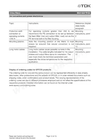 B84142A0180R122 Datasheet Page 13