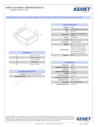 C0603W102KDRAC7867 Datasheet Cover