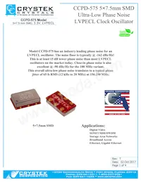 CCPD-575X-20-125.000 Datasheet Copertura