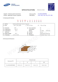 CL31B334JBFNNNE Datasheet Cover