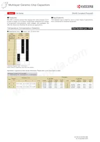 CM21X5R106K06AL Datasheet Page 3