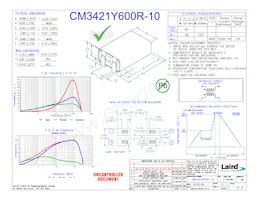 CM3421Y600R-10 Datasheet Cover