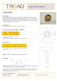 CMT-8105 Datasheet Copertura